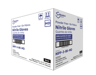 View 2 of Black Nitrile Powder Free 3.0 Mil Gloves