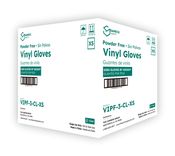 View 2 of Clear Vinyl Powder Free Gloves